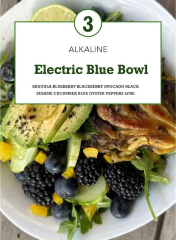 Electric blue bowl